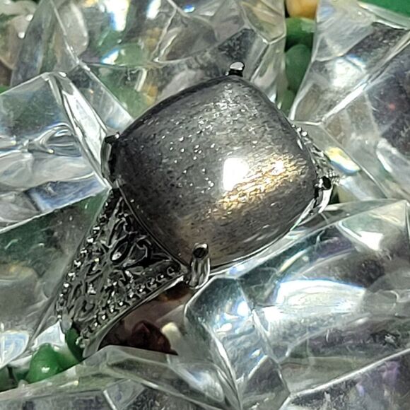 Golden Sheen Moonstone Ring - Picture 10 of 16